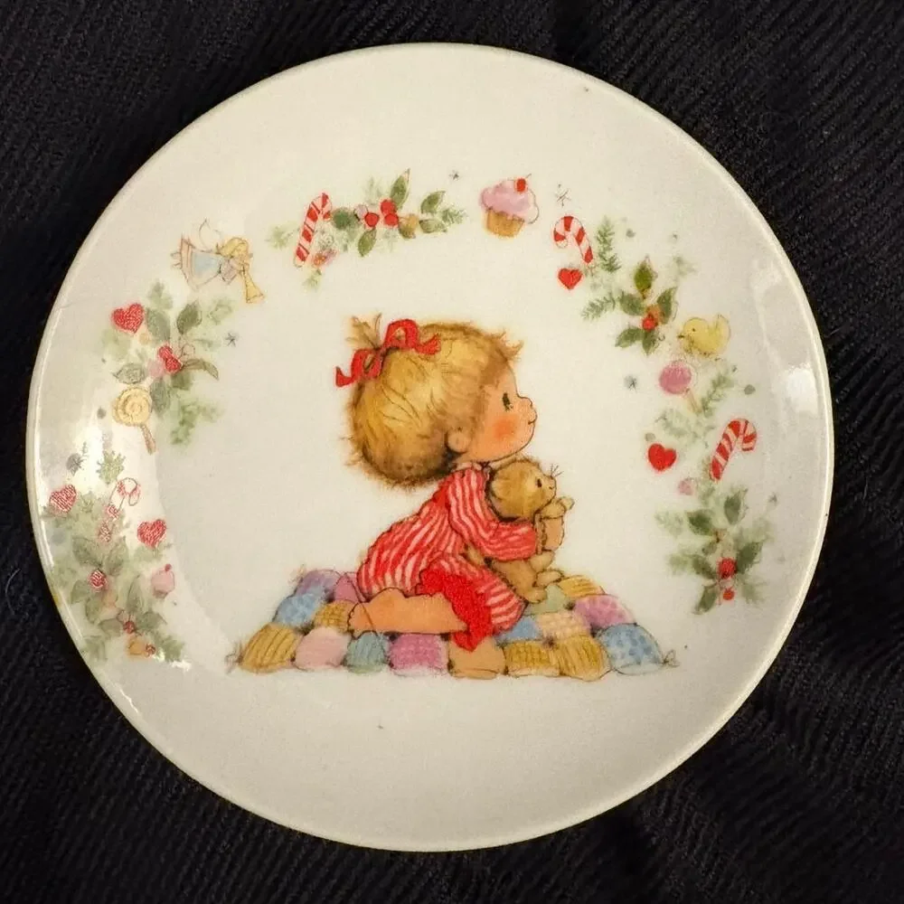 Vintage 1980 Enesco Enchantments Sugar Plum Mini Dish 4
